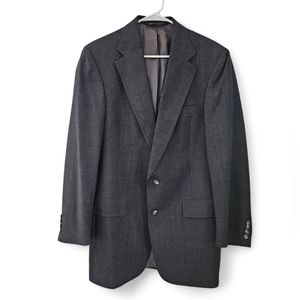Austin Reed Of Regent Street London Mens Ayrshire Charcoal Gray Jacket .